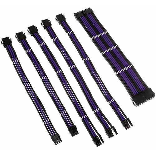 Kit d'extension tressé Kolink Core Adept - Noir de jais/Violet Titan