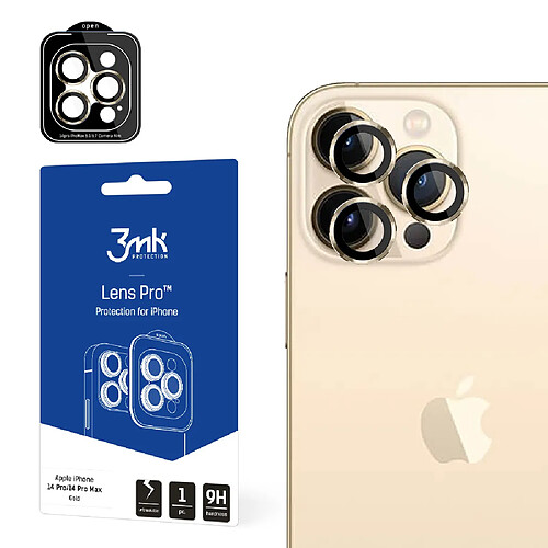 Max Protection Apple iPhone 14 Pro/14 Pro Max - 3mk Lens Protection Pro Gold