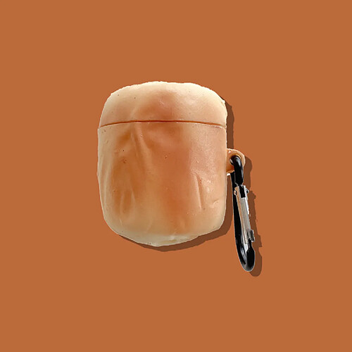 GUPBOO Airpods Coque Housse Étui Protecteur Compatible pour AirPods1/2-Amusement mignon de pain d'imitation