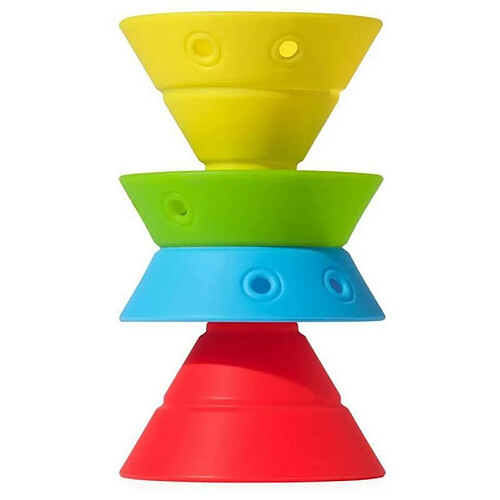 En plastique Empilage Jouets Bébé Stacking Jouets Empilage Convertible Cône Forme Blocs pour Cognitive et la Motricité Fine Développement Classique