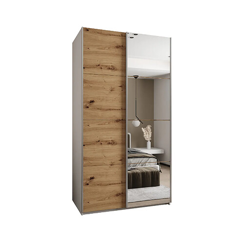 Abiks Meble Armoire à portes battantes Lux 3 245,5/130/64 2 portes