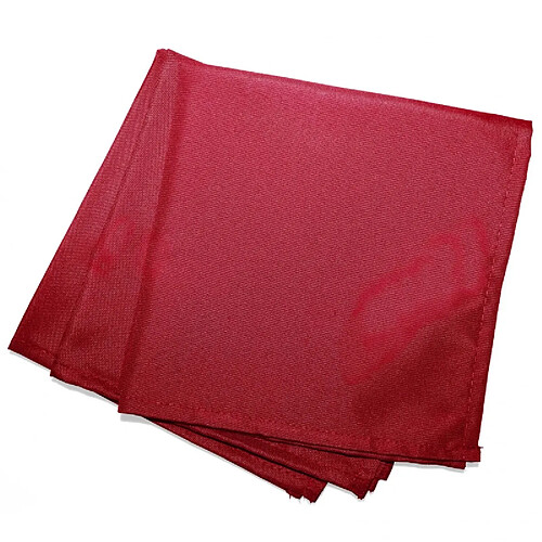 Douceur D'Interieur 3 serviettes de table - 40 x 40 cm - Rouge