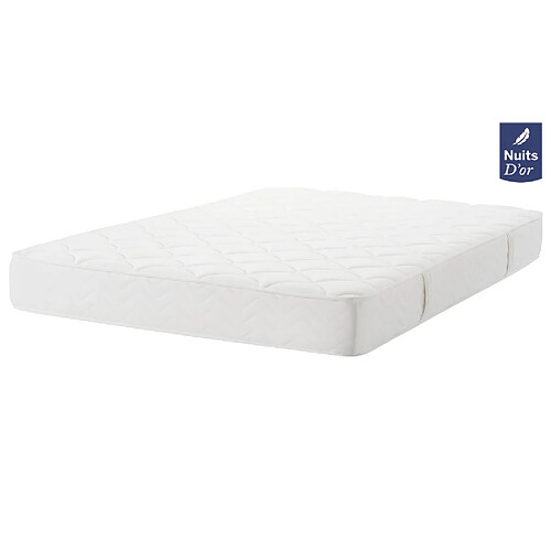 Nuits D'Or Douce Nuit Matelas 140x190 Densité 40 Kg/m3 - Hauteur 23 Cm - Soutien Ferme - Orthopédique