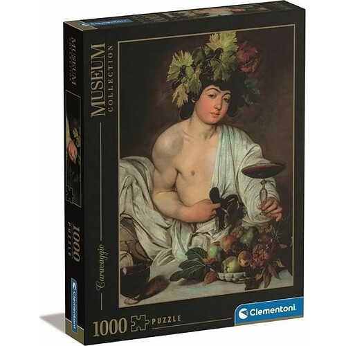 Clementoni Puzzle Col.Musées - Caravage, Bacchus - 1000 pièces (CLE39765)