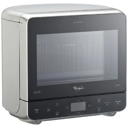 Frontiers Whirlpool MAX 38 SL Four à micro-ondes Fonction Jet Start / 3D Coloris argent 700 W / 13 l (Import Allemagne)