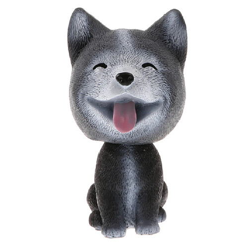 secouant bobble tête chien poupée jouet voiture intérieur ornement décor husky