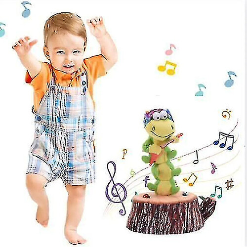 Universal Danse et chant de chenille enchanteur enchanteur de tournesol bouffés doux jouets en peluche drôles jouets électriques pour