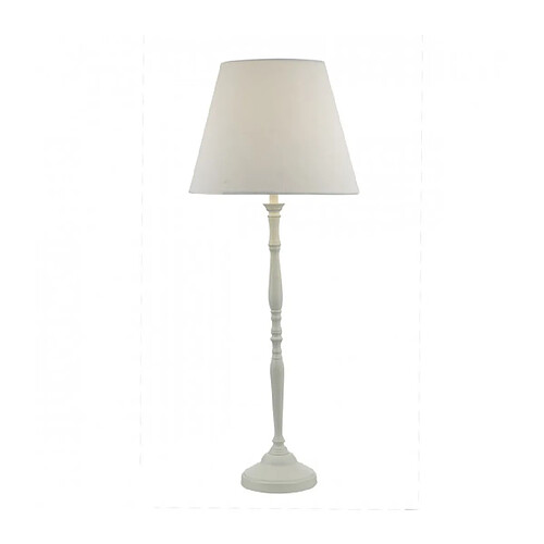 Luminaire Center Lampe de table Joanna blanc et 1 ampoule