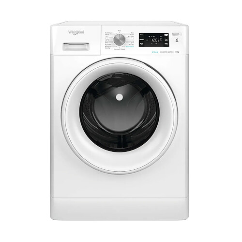 Lave-linge hublot 8kg 1400 tours/min - FFBS8469WVFR - WHIRLPOOL