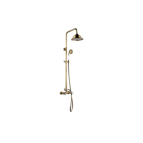 ROUSSEAU Colonne de douche avec robinet mélangeur Retro - Vieux-bronze