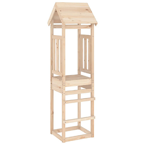 vidaXL Tour de jeu 52,5x46,5x206,5 cm bois massif