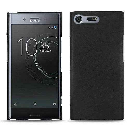 Coque cuir Sony Xperia XA1 Ultra - Coque arrière - Noir ( Nappa / Black ) - NOREVE