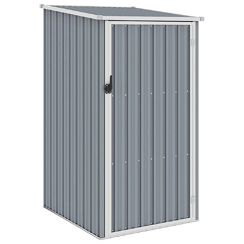 vidaXL Abri de jardin Gris 87x98x159 cm Acier galvanisé