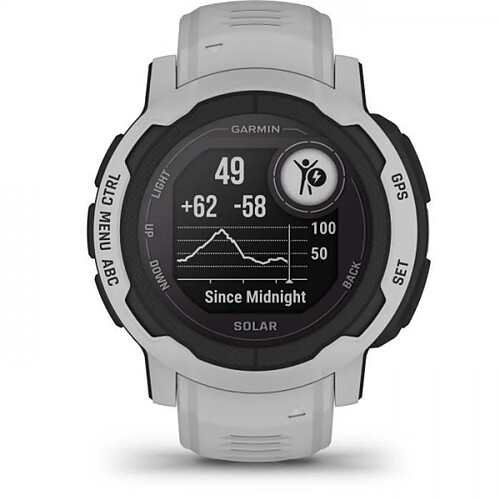 Montre connectée - GARMIN - Instinct 2 Solar - Mist Gray