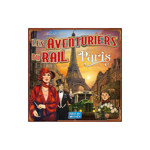 Jeu de stratégie Asmodee Les Aventuriers du Rail Paris