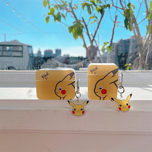 GUPBOO Airpods Coque Housse Étui Protecteur Compatible pour AirPods1/2-ramassage de pokemon de dessin animé mignon