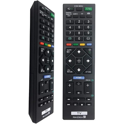 SANAG Telecommande Sony Rm-Ed054 De Rechange Pour Telecommande Tv Sony Bravia-Sans Programmation Pour Telecommande Sony Rm-Ed054