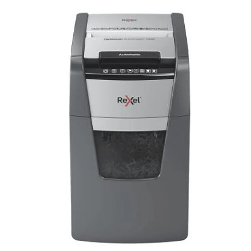 Destructeur automatique Rexel AutoFeed+ 130X, P-4, coupe confetti (4x28mm), 130 feuilles, corbeille 44 litres