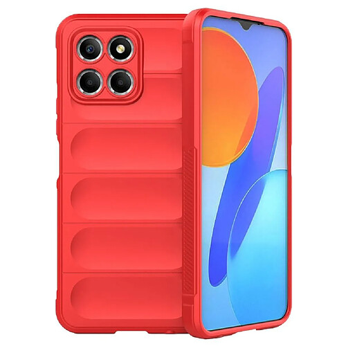 Htdmobiles Coque pour Huawei Honor X8 5G / Honor X6 - housse etui silicone gel fine + film ecran - ROUGE