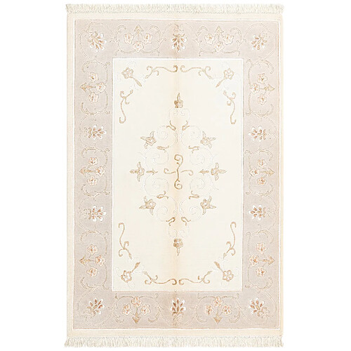 Vidal Tapis de laine 178x119 beige Darya