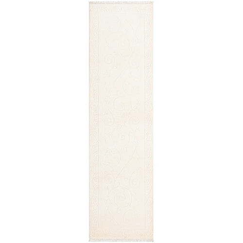 Vidal Tapis de couloir en laine 287x76 beige Darya