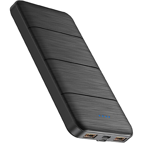 SANAG Power Bank 12.000Mah, Batterie Externe Charge Rapide 22,5W Petite Mais Forte, Entrée Et Sortie Pd 20W Qc 3.0 Chargeur Externe Compatible Avec Iphone, Samsung, Ipad, Huawei, Xiaomi, Etc(Noir)