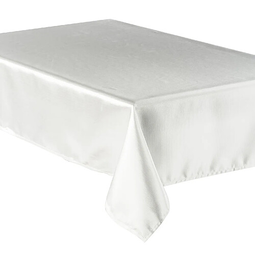 Feeric Lights And Christmas Nappe Satin - 140 x 240 cm - Blanc