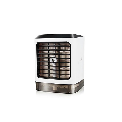 YP Select Mini refroidisseur d'air de bureau humidificateur lampe ambiante ventilateur de climatisation USB - télécommande blanche