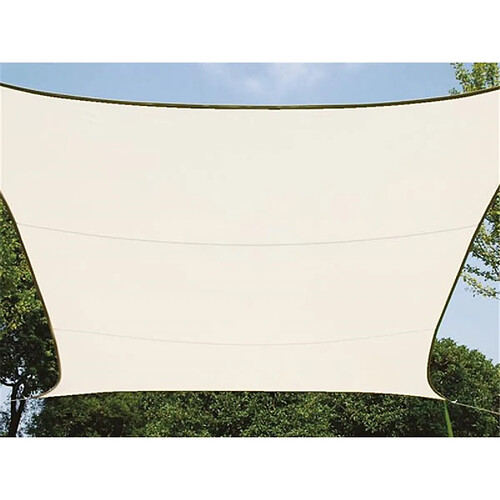 Perel Voile Solaire - Rectangulaire - 2 X 3 M - Couleur : Crème