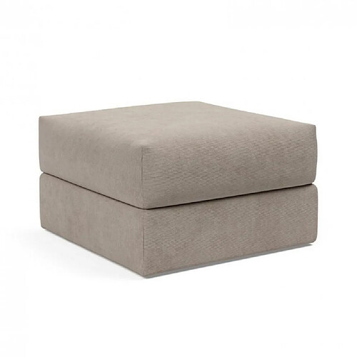 Inside 75 Pouf avec coffre CORNILA Cordufine Beige