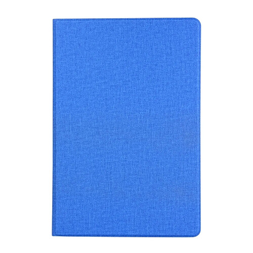 Wewoo Housse Coque Pour Huawei T5 10,1 pouces en tissu horizontal ouvert parenthèse ouverte couleur unie de protection TPU inférieure bleu