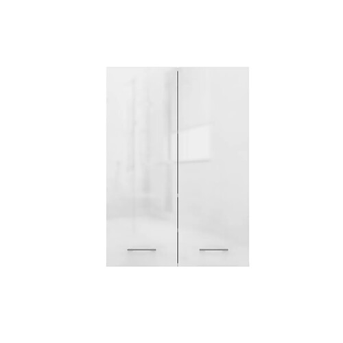 Vivaldi Etagere de Salle de Bain II Blanc Brillant 64 cm