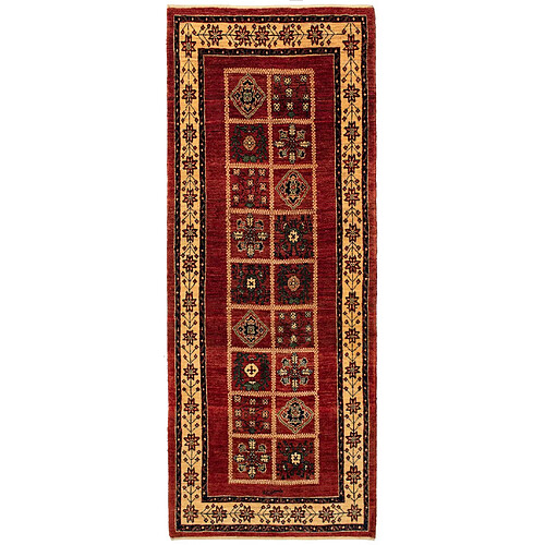 Vidal Tapis de couloir en laine 215x83 brun Kashkuli