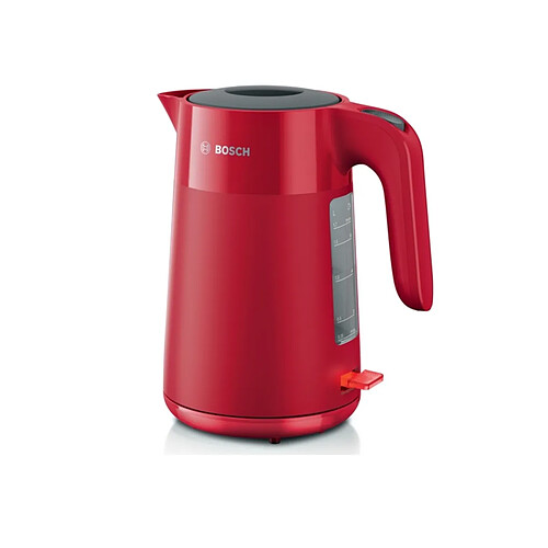 Bouilloire électrique 1.7l 2400w rouge - TWK2M164 - BOSCH