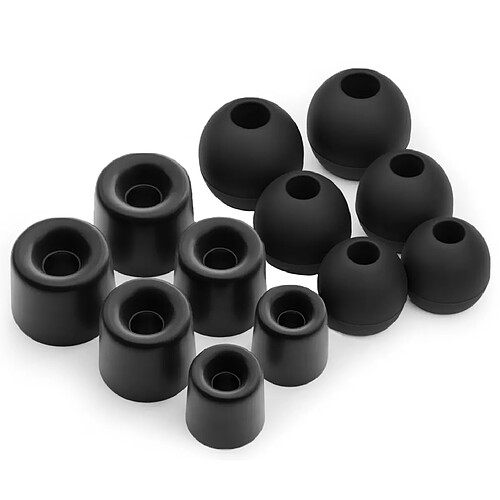 OKULI 12 x Mousse à Mémoire & Écouteurs en Silicone Embouts d'oreilles pour Casque Écouteurs