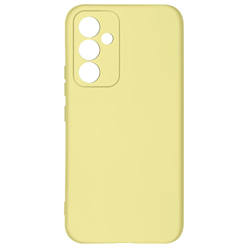 Avizar Coque pour Samsung Galaxy A54 5G Semi-rigide Soft-touch Fine Fast Cover Jaune