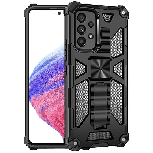 Coque en TPU anti-rayures, antichoc avec béquille noir pour votre Samsung Galaxy A53 5G