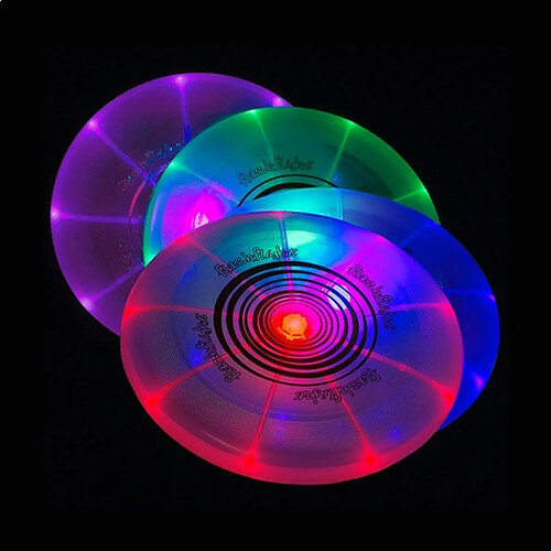 Totalcadeau Frisbee lumineux LED