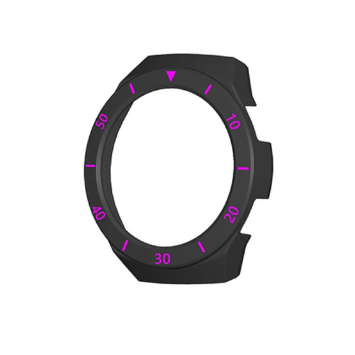 Coque en TPU bicolore avec échelle noir/purple pour votre Huawei Watch GT2e