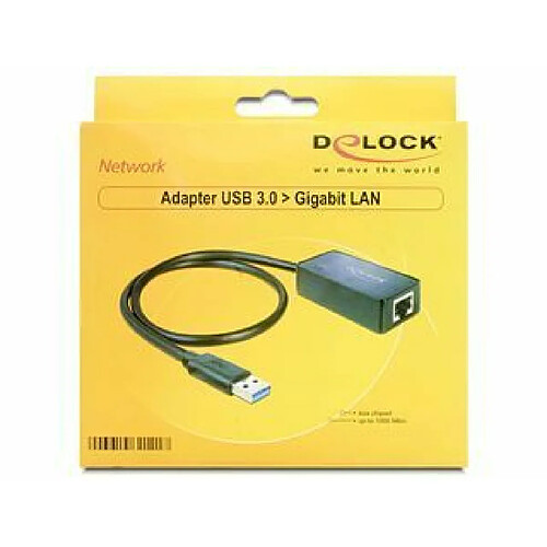 Delock Adaptateur USB 3.0 vers Gigabit LAN 10/100/1000 Mo/s