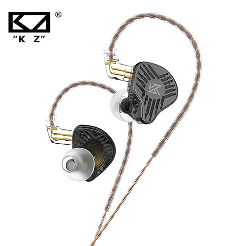 GUPBOO KZ EDS écouteurs intra-auriculaires dynamiques casque intra-auriculaire Hi-Fi casque antibruit en métal KZ ZEX ZSN PRO EDX ZSX EDS