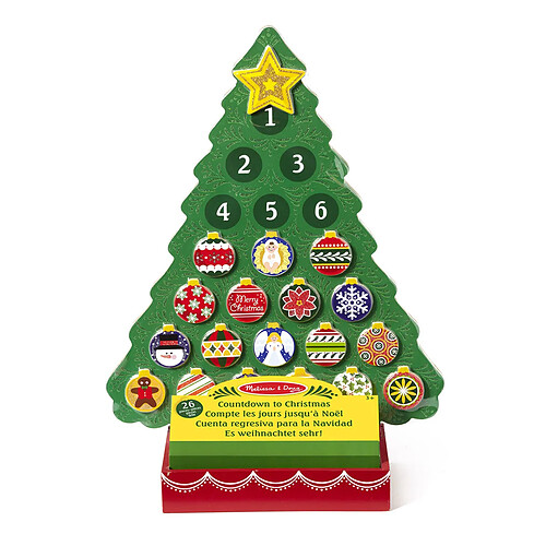 Melissa & Doug Calendrier de l'Avent : Compte les Jours jusqu'à Noël