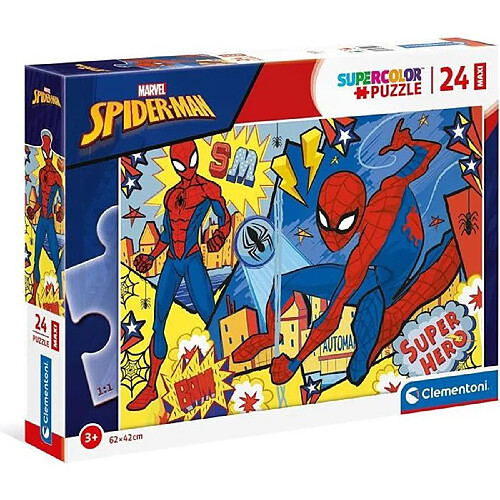 Clementoni - 24 pieces Maxi - Marvel - Spiderman