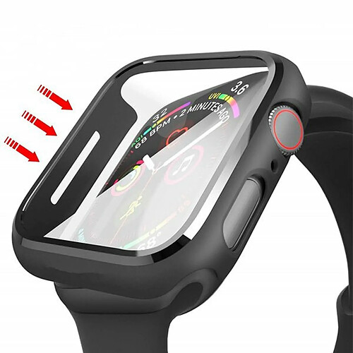 PHONECARE Coque Anti-Impact pour Apple Watch Series 9 - 45mm - Noir