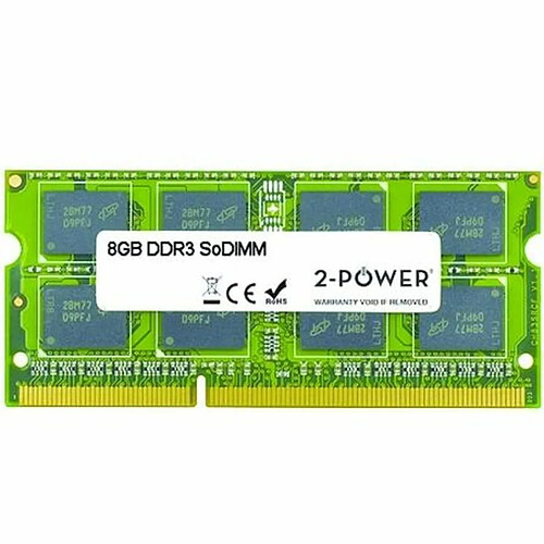 Mémoire RAM 2-Power MEM0803A 8 GB CL11 DDR3 1600 mHz