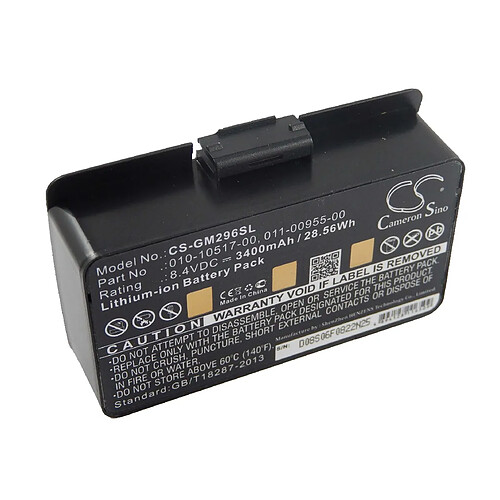 vhbw Li-Ion Batterie 3400mAh (8.4V) pour GPS, système de navigation Garmin 010-00543-00, 100054300 comme 010-10517-00, 010-10517-01.