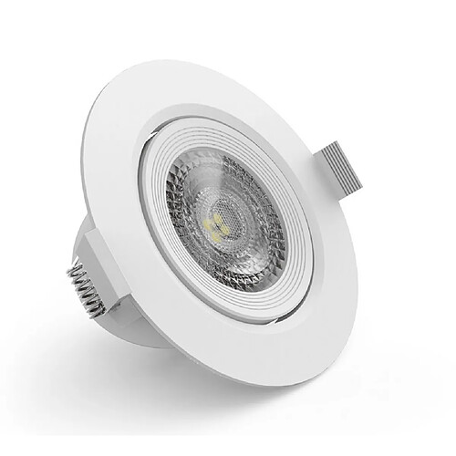 Inspired Downlight encastré rond réglable, 2,5 'SCO 7W Warmwhite 3000K, 560lm, Inc. Driver