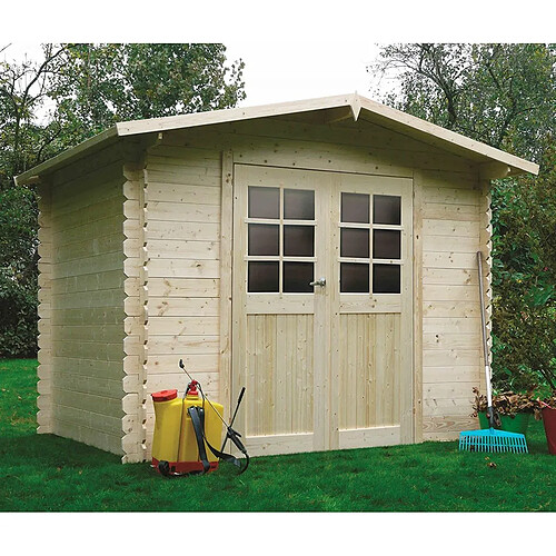 SOLID SUPERIA Dresden abri de jardin en bois 198x248x218cm