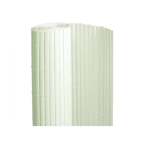 JARDIéco Canisse PVC double face Blanc 18 m - 6 rouleaux de 3 x 1,80 m - Jardideco