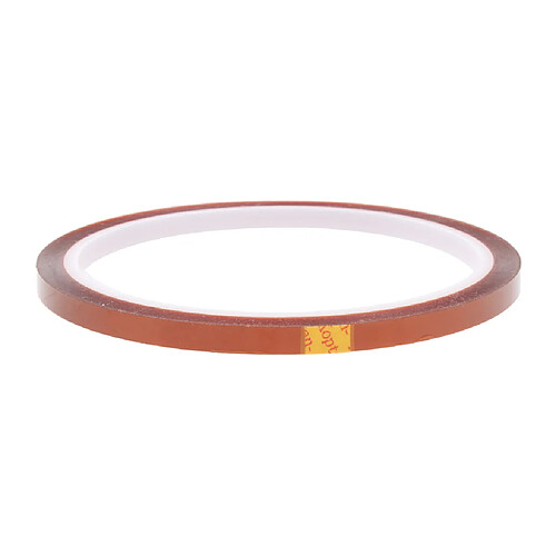 Ruban kapton résistant à la chaleur et à haute température marron pour largeur électrique 5mm